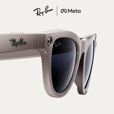 Ray-Ban Meta Brille in Beige