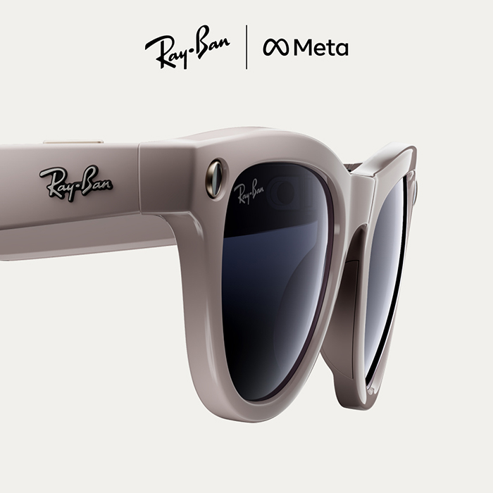 Ray-Ban Meta Brille in Beige