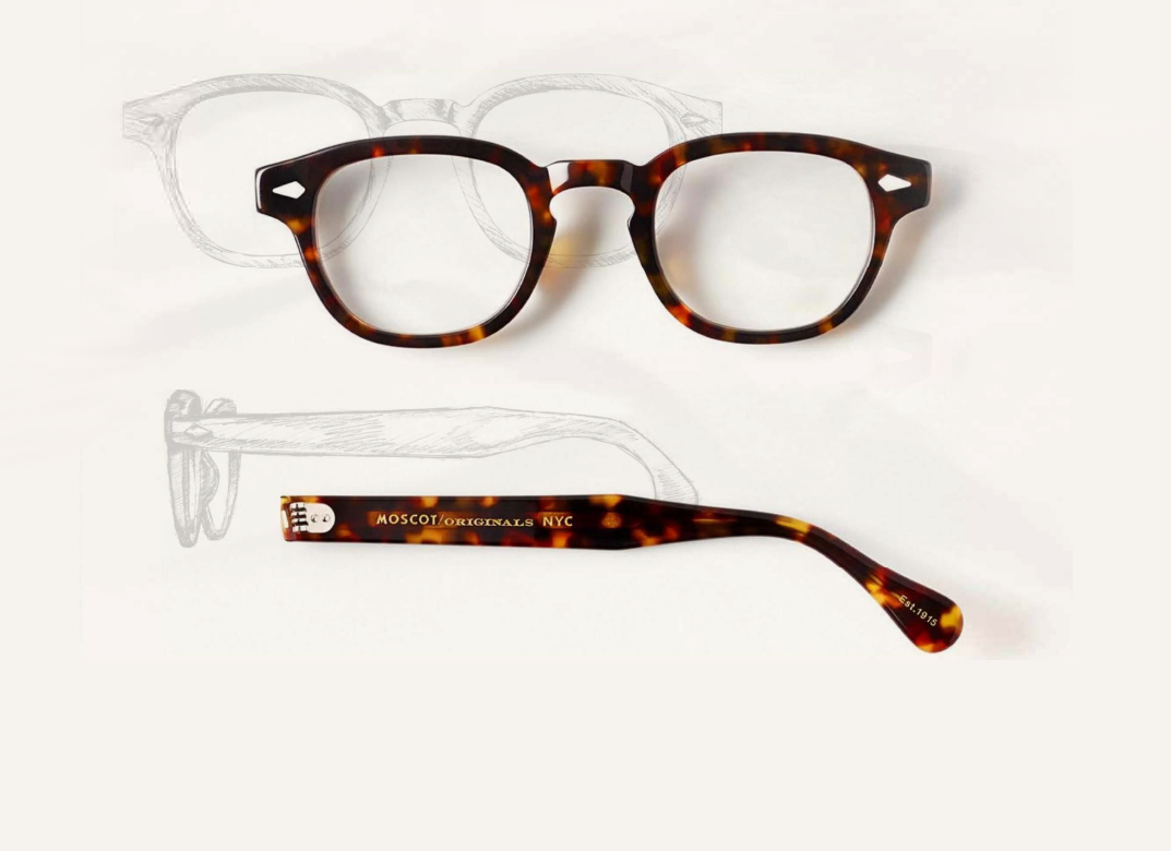 Moscot Lemtosh Brille in Einzelteilen